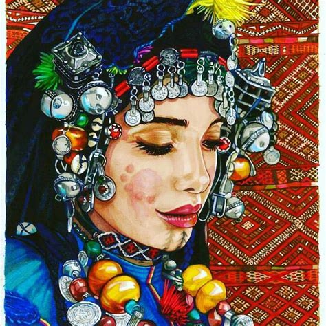tableau femme marocaine